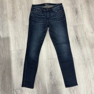 Abercrombie & Fitch Jeans Harper Super Skinny Women's 27/4R Dark Wash Stretch
